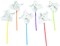 DIY Jumbo Pinwheels - Bulk Set of 24 White pinwheels - Color Your Own Crafts - Great for Summer